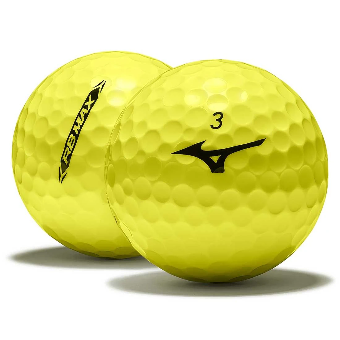 Mizuno RB Max Yellow Golf Balls 4 Mizuno RB Max Yellow Golf Balls - Image 2