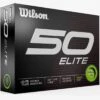 Wilson Staff Wilson 50 Elite Green Golf Balls -Elite Golf Shop 2023 wilson 50 elite green golf balls box itempicture 1
