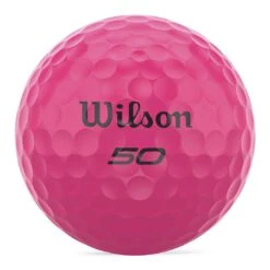 Wilson Staff Wilson 50 Elite Pink Personalized Golf Balls -Elite Golf Shop 2023 wilson 50 elite pink golf balls ball itempicture
