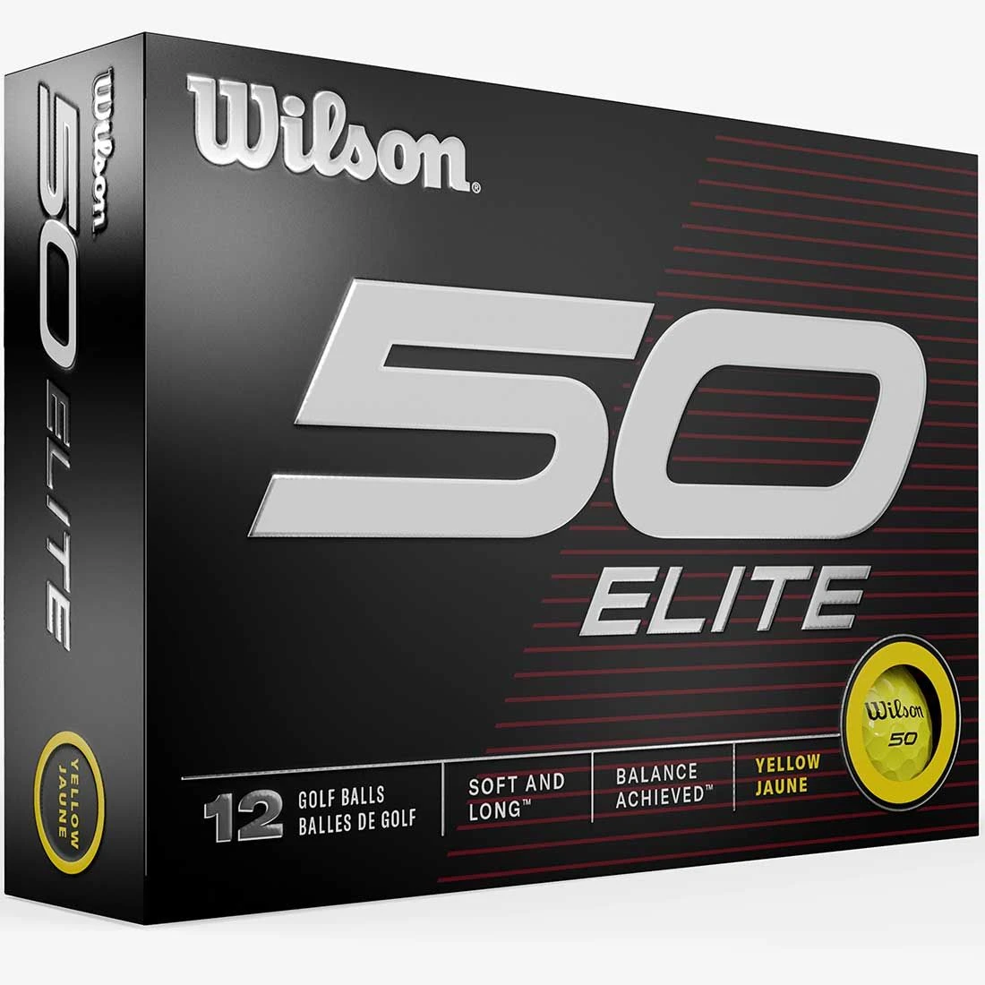 Wilson Staff Wilson 50 Elite Yellow Golf Balls 3 Wilson Staff Wilson 50 Elite Yellow Golf Balls