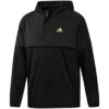 Adidas Anorak Quarter Zip Pullover 1 Adidas Anorak Quarter Zip Pullover -Elite Golf Shop adidas 2022 anorak quarter zip pullover black itempicture