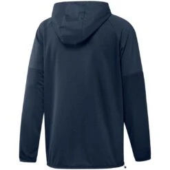 Adidas Anorak Quarter Zip Pullover -Elite Golf Shop adidas 2022 anorak quarter zip pullover crew navy back itempicture