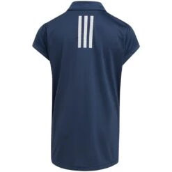 Adidas 2022 Girls Performance Polo -Elite Golf Shop adidas 2022 girls performance polo crew navy back itempicture