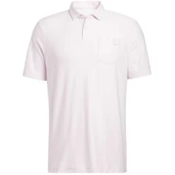 Adidas Go-To Pocket Polo -Elite Golf Shop adidas 2022 go to pocket polo almost pink itempicture