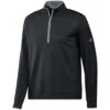 Adidas UPF Quarter Zip Pullover 1 Adidas UPF Quarter Zip Pullover -Elite Golf Shop adidas 2022 upf quarter zip pullover black itempicture