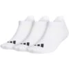 Adidas Ankle Socks (3-Pairs) -Elite Golf Shop adidas 2023 ankle socks 3 pairs white itempicture