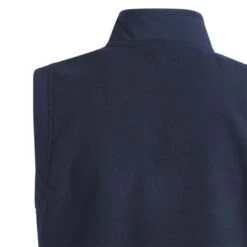Adidas Boys Fleece Layering Vest -Elite Golf Shop adidas 2023 boys fleece layering vest collegiate navy detail1 itempicture