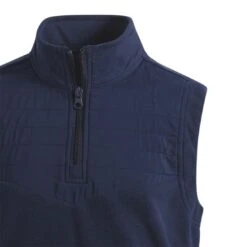 Adidas Boys Fleece Layering Vest -Elite Golf Shop adidas 2023 boys fleece layering vest collegiate navy detail3 itempicture
