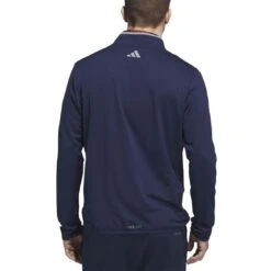 Adidas Lightweight COLD.RDY 1/4 Zip Pullover 13 Adidas Lightweight COLD.RDY 1/4 Zip Pullover -Elite Golf Shop adidas 2023 cold rdy quarter zip pullover collegiate navy back itempicture