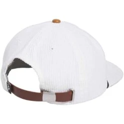 Adidas Cord Leather 5 Panel Hat 5 Adidas Cord Leather 5 Panel Hat -Elite Golf Shop adidas 2023 cord leather 5 panel hat white back itempicture