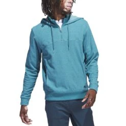 Adidas Go To 1/4 Zip Hoodie -Elite Golf Shop adidas 2023 go to quarter zip hoodie arctic fusion itempicture