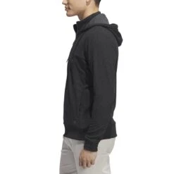 Adidas Go To 1/4 Zip Hoodie -Elite Golf Shop adidas 2023 go to quarter zip hoodie black side itempicture