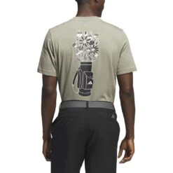 Adidas Golf Graphic Tee -Elite Golf Shop adidas 2023 golf graphic tee silver pebble back itempicture
