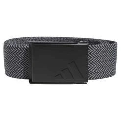 Adidas Heather Stretch Reversible Belt -Elite Golf Shop adidas 2023 heather stretch reversible belt black itempicture