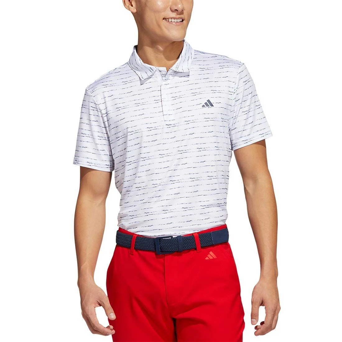 Adidas Stripe Zipper Polo 4 Adidas Stripe Zipper Polo - Image 2