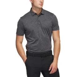 Adidas Textured Jacquard Polo 13 Adidas Textured Jacquard Polo -Elite Golf Shop adidas 2023 textured jacquard polo grey five itempicture
