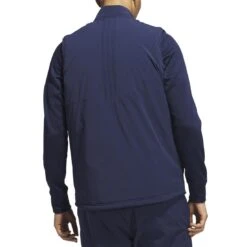 Adidas Ultimate365 Tour Frostguard Padded Jacket -Elite Golf Shop adidas 2023 ultimate365 tour frostguard padded jacket collegiate navy back itempicture