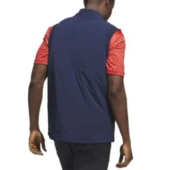 Adidas Ultimate365 Tour Frostguard Padded Vest -Elite Golf Shop adidas 2023 ultimate365 tour frostguard padded vest collegiate navy back itempicture