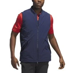 Adidas Ultimate365 Tour Frostguard Padded Vest -Elite Golf Shop adidas 2023 ultimate365 tour frostguard padded vest collegiate navy itempicture