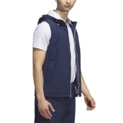 Adidas Ultimate365 Tour Wind.RDY Vest -Elite Golf Shop adidas 2023 ultimate365 tour wind rdy vest collegiate navy side itempicture