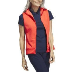Adidas Women's COLD.RDY Vest 10 Adidas Women's COLD.RDY Vest -Elite Golf Shop adidas 2023 womens cold rdy vest bright red open itempicture