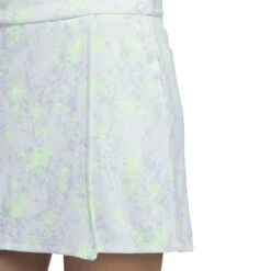 Adidas Women's Essentials Jacquard Skort -Elite Golf Shop adidas 2023 womens essentials jacquard skort white lucid lemon detail2 itempicture