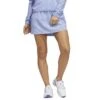 Adidas 2023 Women's Seersucker Skort -Elite Golf Shop adidas 23 womens seersucker 16 inch skort blue fusion itempicture