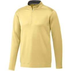 Adidas Club Quarter Zip Pullover -Elite Golf Shop adidas club quarter zip pullover almost yellow itempicture