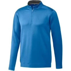 Adidas Club Quarter Zip Pullover -Elite Golf Shop adidas club quarter zip pullover pulse blue itempicture