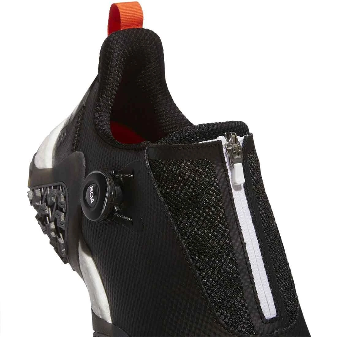 Adidas Codechaos 22 BOA Golf Shoes Black/Dark Silver Metallic/Impact Orange 6 Adidas Codechaos 22 BOA Golf Shoes Black/Dark Silver Metallic/Impact Orange - Image 4