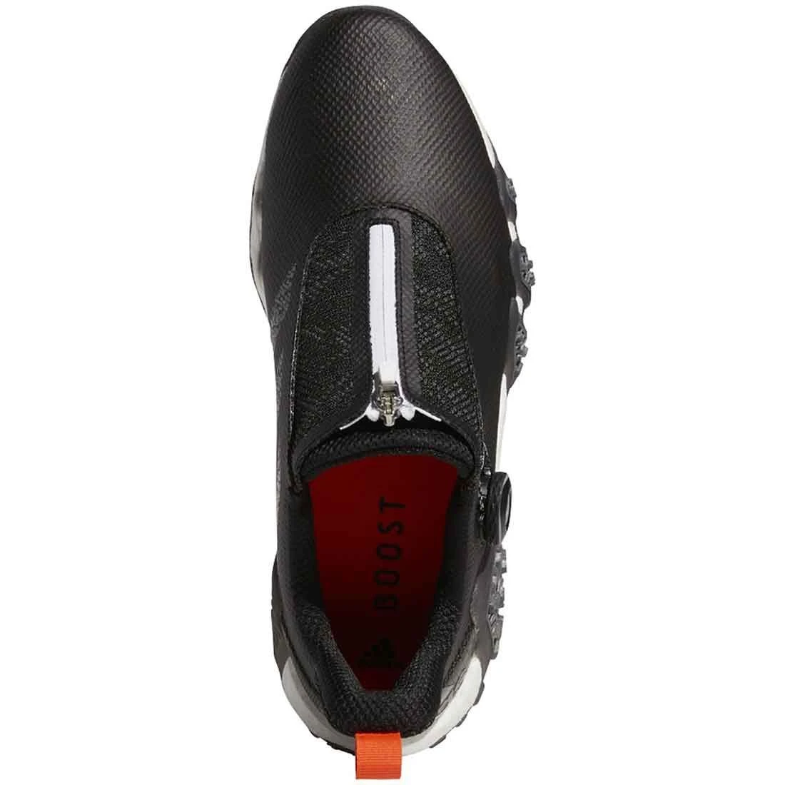 Adidas Codechaos 22 BOA Golf Shoes Black/Dark Silver Metallic/Impact Orange 5 Adidas Codechaos 22 BOA Golf Shoes Black/Dark Silver Metallic/Impact Orange - Image 3