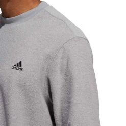 Adidas Core Crewneck Sweatshirt -Elite Golf Shop adidas fw22 core crewneck sweatshirt grey three detail itempicture