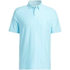 Adidas Go-To Pocket Polo -Elite Golf Shop adidas fw22 go to pocket polo bliss blue itempicture