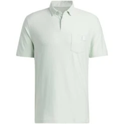 Adidas Go-To Pocket Polo -Elite Golf Shop adidas fw22 go to pocket polo linen green itempicture