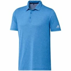Adidas Heather Heat.Rdy Polo -Elite Golf Shop adidas fw22 heather heat.rdy polo pulse blue itempicture