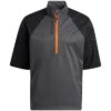 Adidas Provisional Short Sleeve Half Zip 1 Adidas Provisional Short Sleeve Half Zip -Elite Golf Shop adidas fw22 provisional short sleeve half zip black hero itempicture