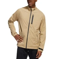 Adidas RAIN.RDY Jacket 9 Adidas RAIN.RDY Jacket -Elite Golf Shop adidas fw22 rain rdy jacket hemp front itempicture