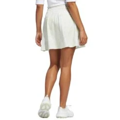 Adidas Women's 16 Inch Printed Frill Skort -Elite Golf Shop adidas fw22 womens 16 inch printed frill skort white back itempicture