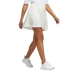 Adidas Women's 16 Inch Printed Frill Skort -Elite Golf Shop adidas fw22 womens 16 inch printed frill skort white walking itempicture