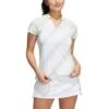 Adidas Women's Heat.Rdy Polo -Elite Golf Shop adidas fw22 womens heat rdy polo linen green front itempicture