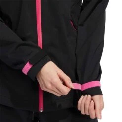 Adidas Women's RAIN.RDY Jacket 11 Adidas Women's RAIN.RDY Jacket -Elite Golf Shop adidas fw22 womens rain rdy jacket black cuff detail itempicture