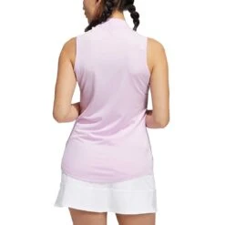 Adidas Women's Ultimate365 Herringbone Stripe Sleeveless Polo 11 Adidas Women's Ultimate365 Herringbone Stripe Sleeveless Polo -Elite Golf Shop adidas fw22 womens ultimate365 herringbone stripe polo quiet crimson back itempicture