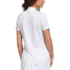 Adidas FW22 Women's Ultimate365 Printed Polo -Elite Golf Shop adidas fw22 womens ultimate365 printed polo white back itempicture