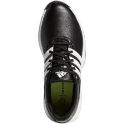 Adidas Juniors Tour360 Infinity Golf Shoes Black/White/Pulse Lime -Elite Golf Shop adidas juniors tour360 infinity golf shoes black white pulse lime gv9666 top itempicture