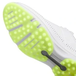 Adidas MC80 Golf Shoes White/Matte Silver/Lucid Lemon -Elite Golf Shop adidas mc80 golf shoes white matte silver lucid lemon detail sole itempicture