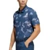 Adidas Splatter Print Polo 2 Adidas Splatter Print Polo -Elite Golf Shop adidas splatter print polo crew navy front itempicture