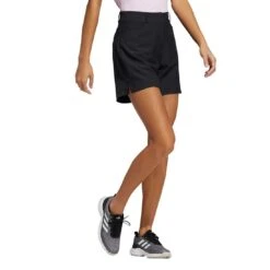 Adidas Women's 5 Inch Solid Shorts -Elite Golf Shop adidas ss21 womens 5 inch solid shorts black model