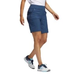 Adidas Women's 8.5 Inch Modern Bermuda Shorts -Elite Golf Shop adidas ss21 womens 8 5 inch modern bermuda shorts crew navy model