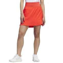 Adidas Women's 16 Inch Frill Skort -Elite Golf Shop adidas ss22 womens 16 inch frill skort bright red itempicture