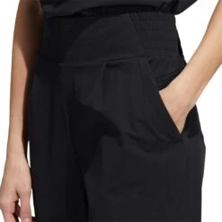 Adidas Women's Go-To Pants -Elite Golf Shop adidas ss22 womens go to pants black side detail itempicture